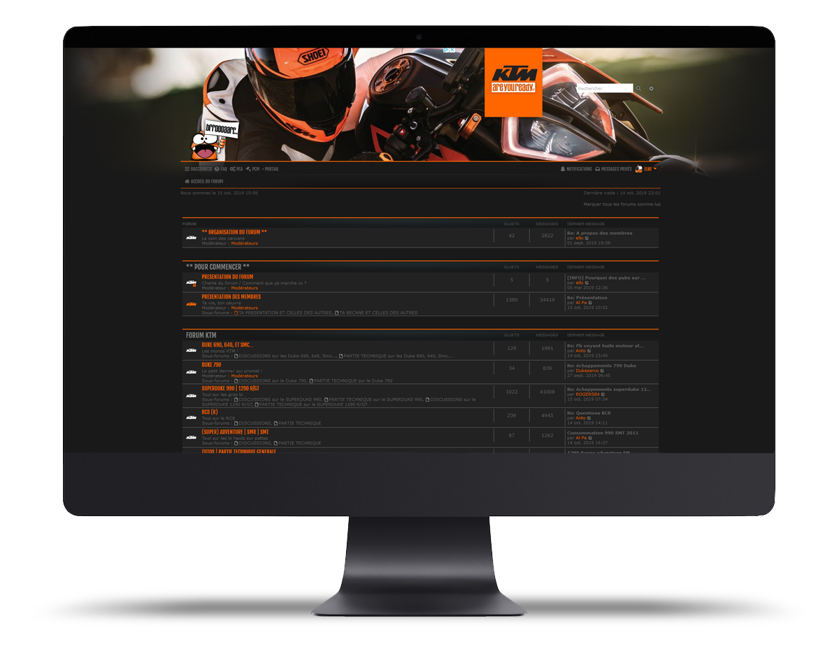 charte graphique KTM AreYouReady charte graphique KTM AreYouReady