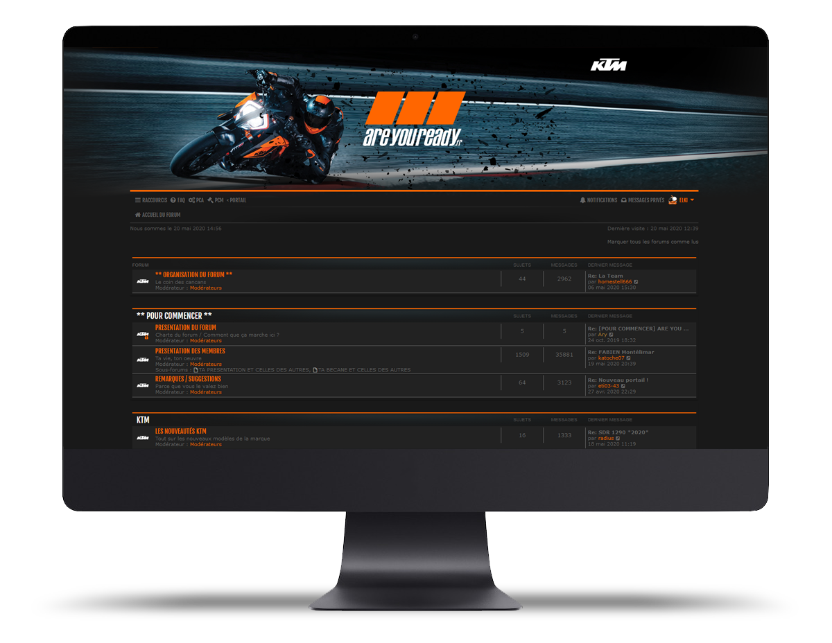 charte graphique KTM AreYouReady charte graphique KTM AreYouReady