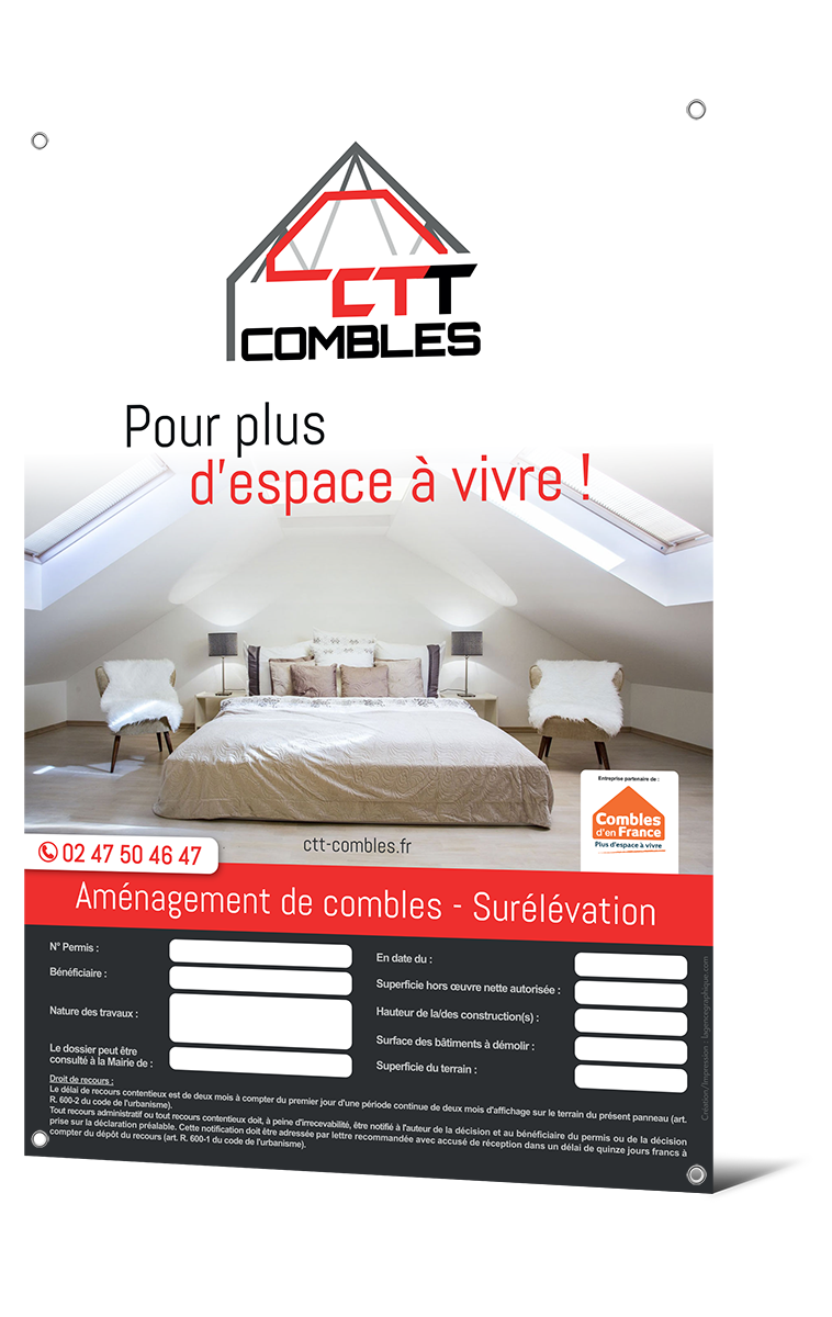 cartes de visite DMSL Caraïbes panneau de chantier