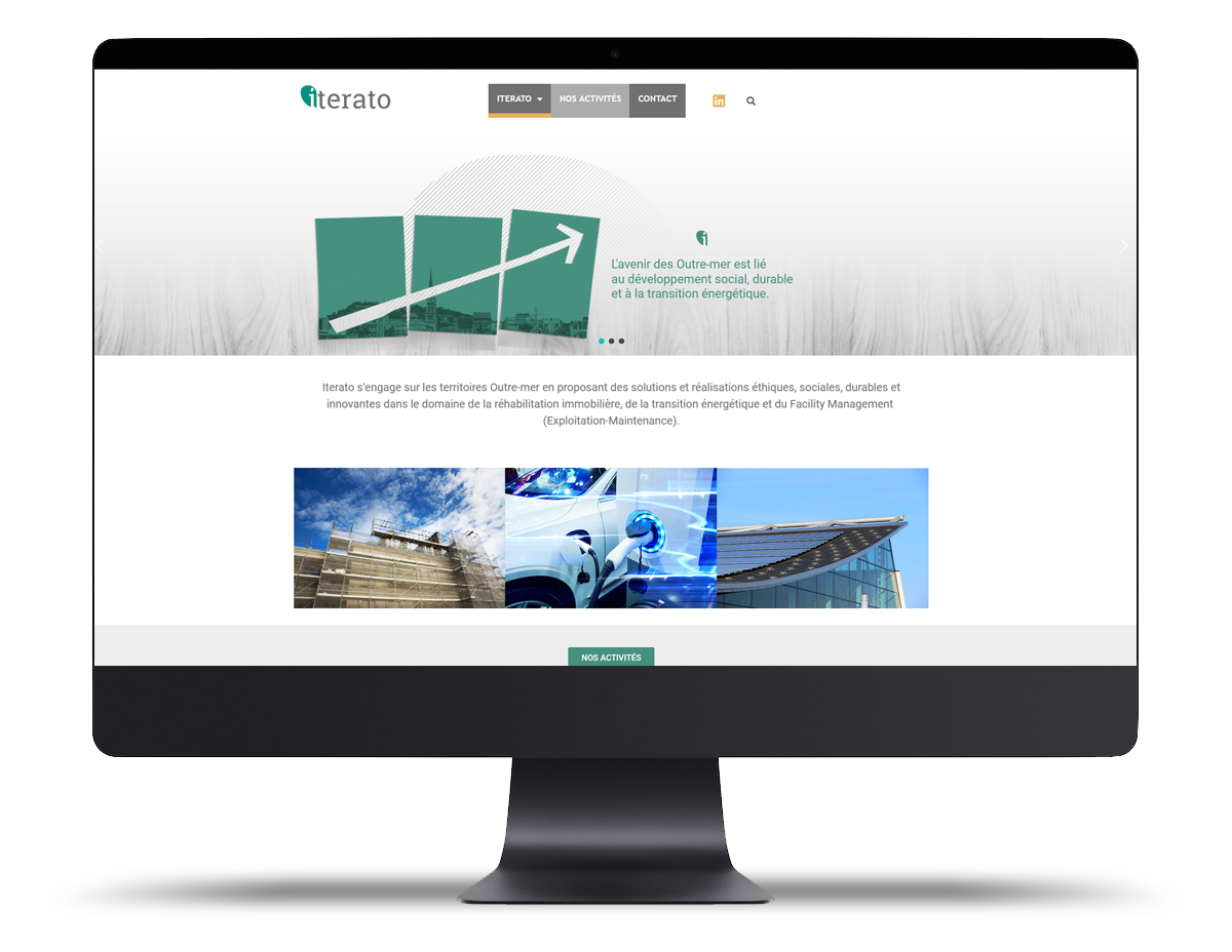 site internet DMSL Caraïbes création de site internet Iterato