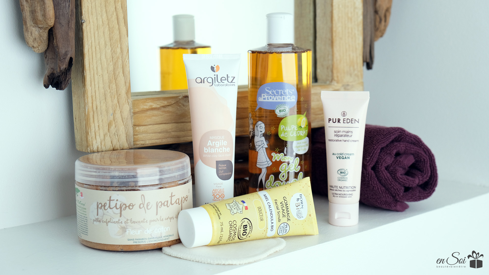 boutique en ligne enSoi beauté bien-être shooting produits - photos pour enSoi
