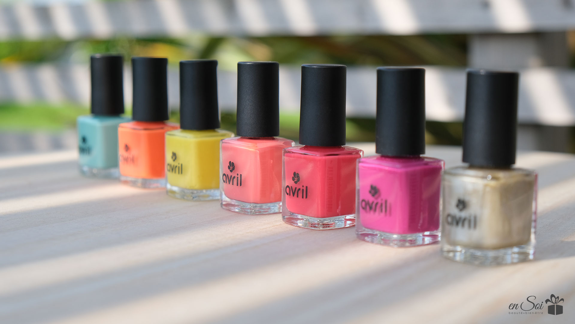 boutique en ligne enSoi beauté bien-être shooting produits - photos de vernis pour enSoi