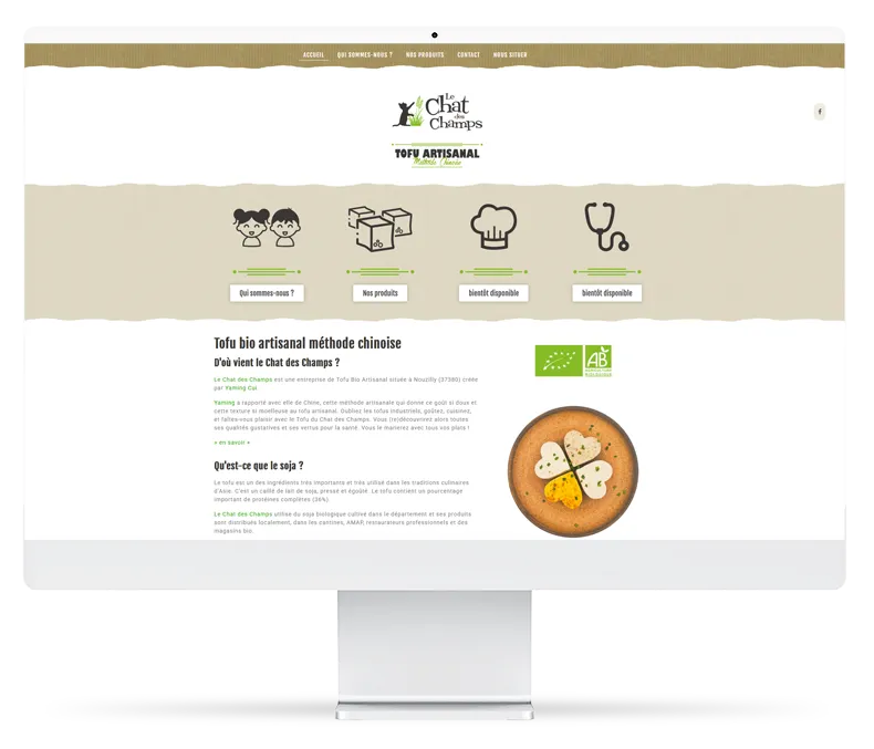 site internet le chat des champs