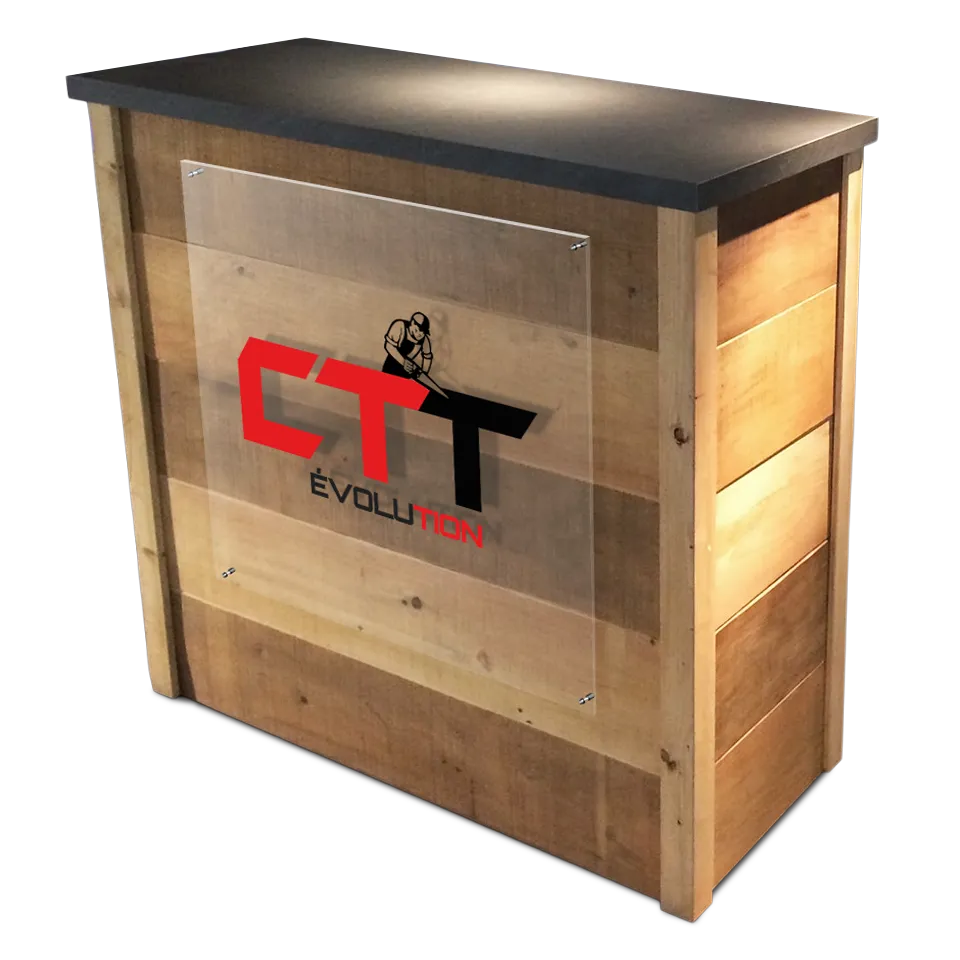 comptoir stand CTT