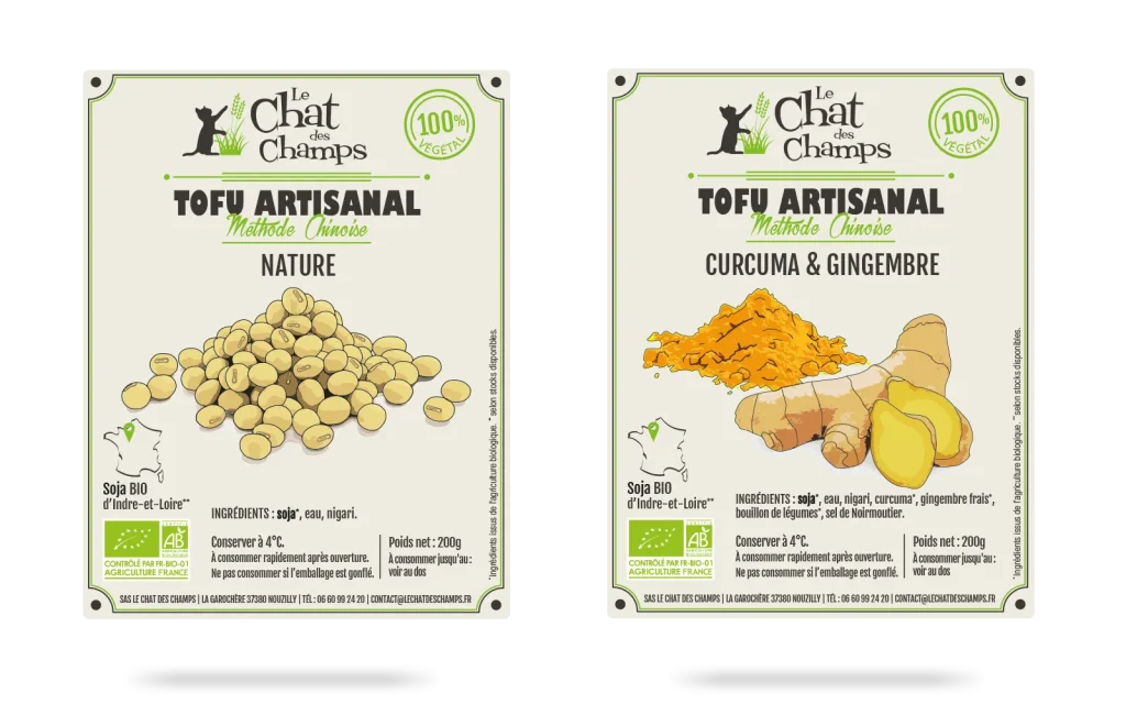 etiquettes le chat des champs