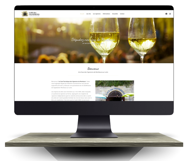 site internet Cave des Vignerons