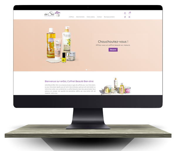 Site e-commerce EnSoi