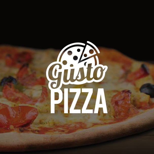 création identité visuelle Gusto Pizza