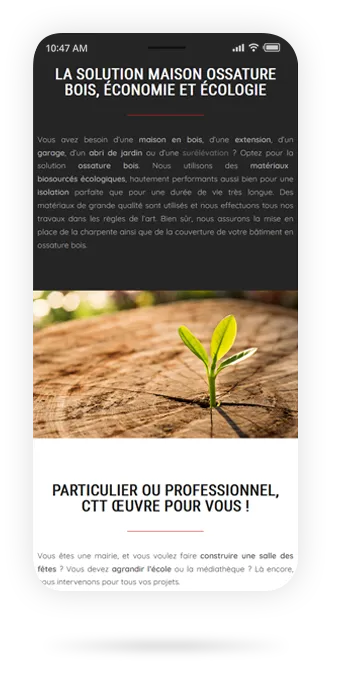 site internet ctt évolution